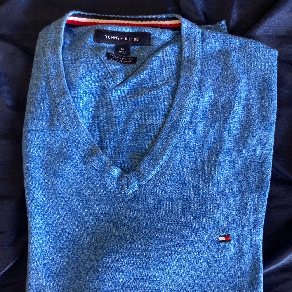 Men’s Blue Tommy Hilfiger Sweater
